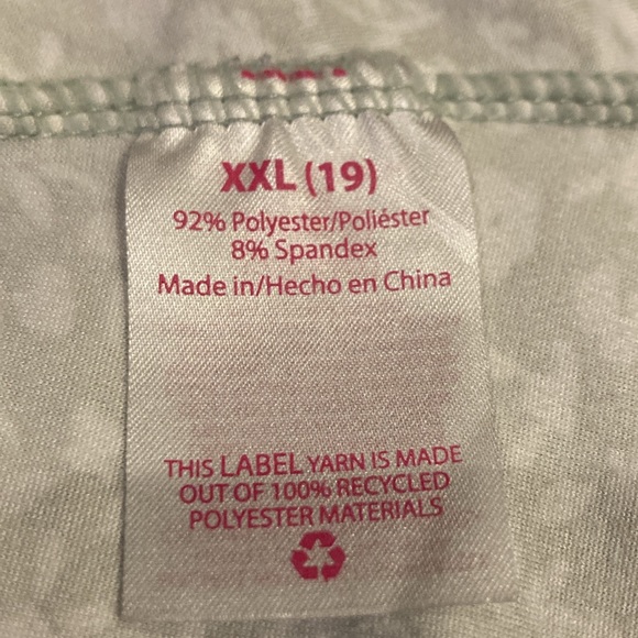 XXL Junior or XL Women’s No Boundaries Sage/White Floral Stretch High Low Dress - Picture 15 of 15